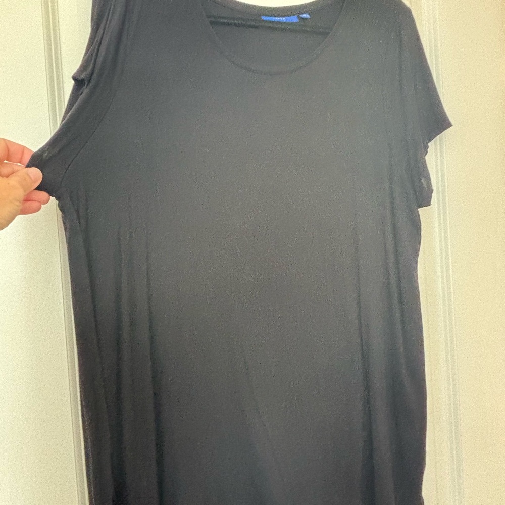 Apt. 9 Black Short Sleeve Tee